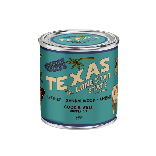 Texas State Candle by Good & Well Supply Co.