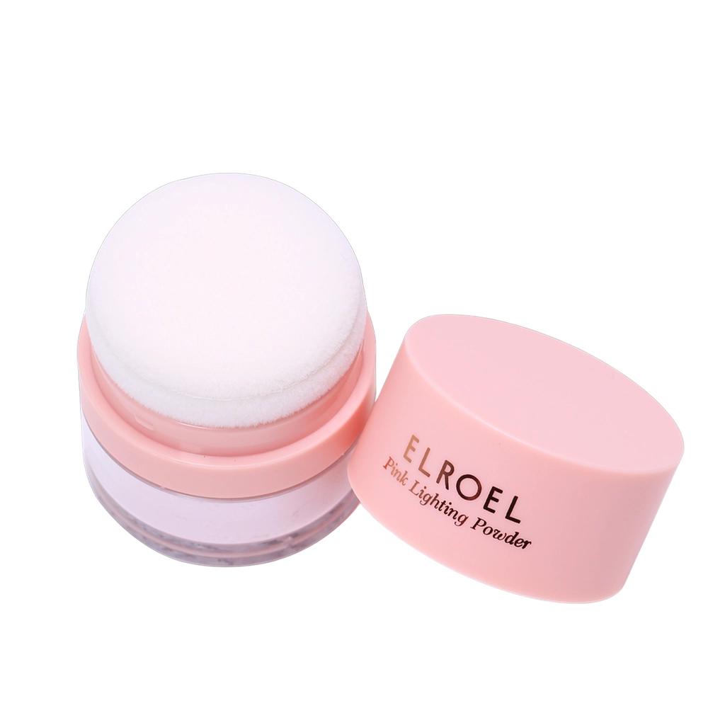Elroel Pink Lighting Powder for Radiant Skin 11g by Beauty Care Bag