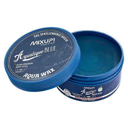 Mixup! Aquatique Blue Aqua Wax for Medium Hold 150 ml by Beauty Care Bag