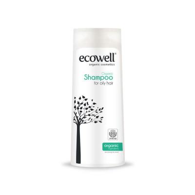 Ecowell Organic Shampoo for Oily Hair - Natural & Gentle Cleansing, Paraben, Silicone & SLS Free - Refresh Oily Scalp & Nourish Hair by Beauty Care Bag