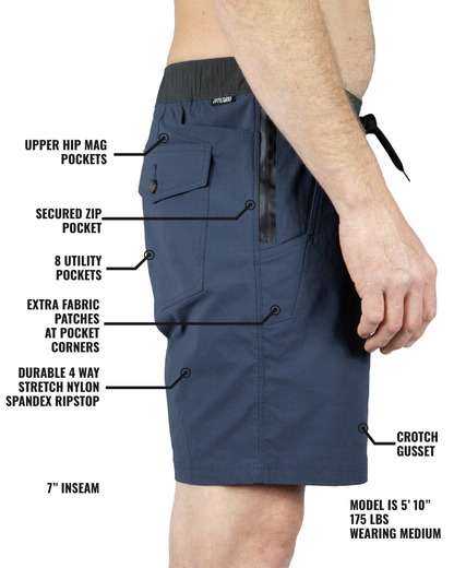 Thunderbird Short - Grey Blue by Off The Grid Surplus
