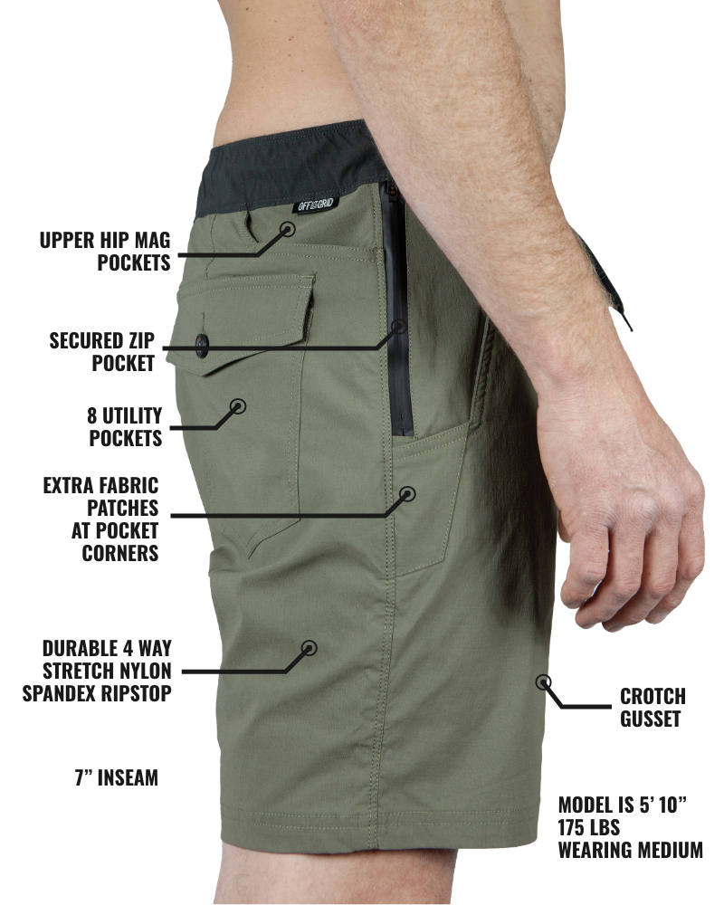 Thunderbird Short - Rye Green by Off The Grid Surplus
