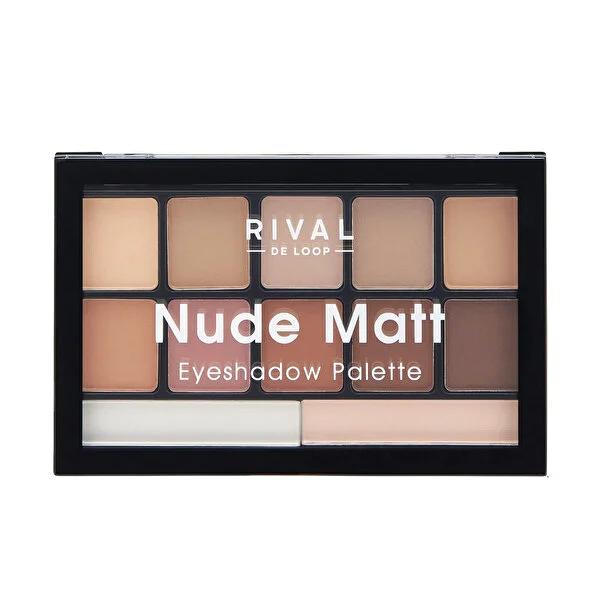 Rival de Loop Nude Matt Eyeshadow Palette: Natural, Blendable, and Affordable Eyeshadow Palette for Everyday Looks by Beauty Care Bag