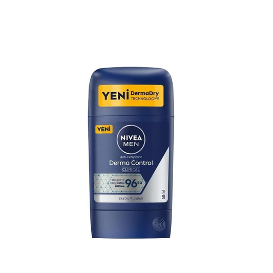 Nivea Derma Control Clinical Strength Deodorant Stick for Men - Long Lasting Odor Protection, 1.69 fl oz by Beauty Care Bag