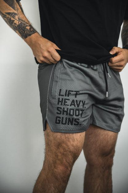 Men's Mesh Lifestyle Shorts | 5.5"- LHSG OD Green by Tango Charlie Apparel