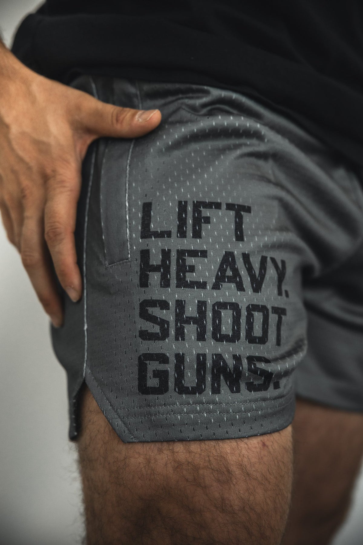 Men's Mesh Lifestyle Shorts | 5.5"- LHSG OD Green by Tango Charlie Apparel