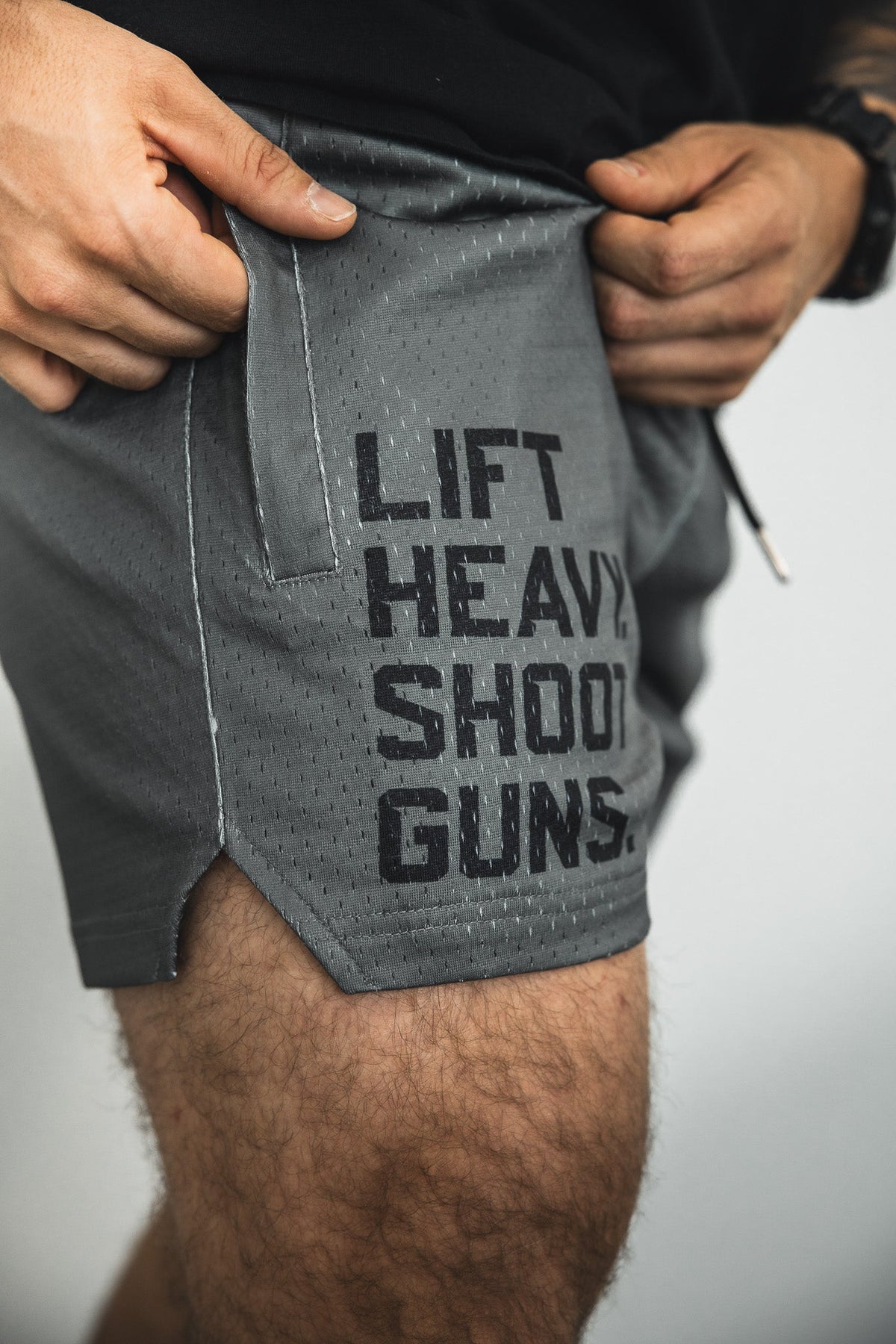 Men's Mesh Lifestyle Shorts | 5.5"- LHSG OD Green by Tango Charlie Apparel