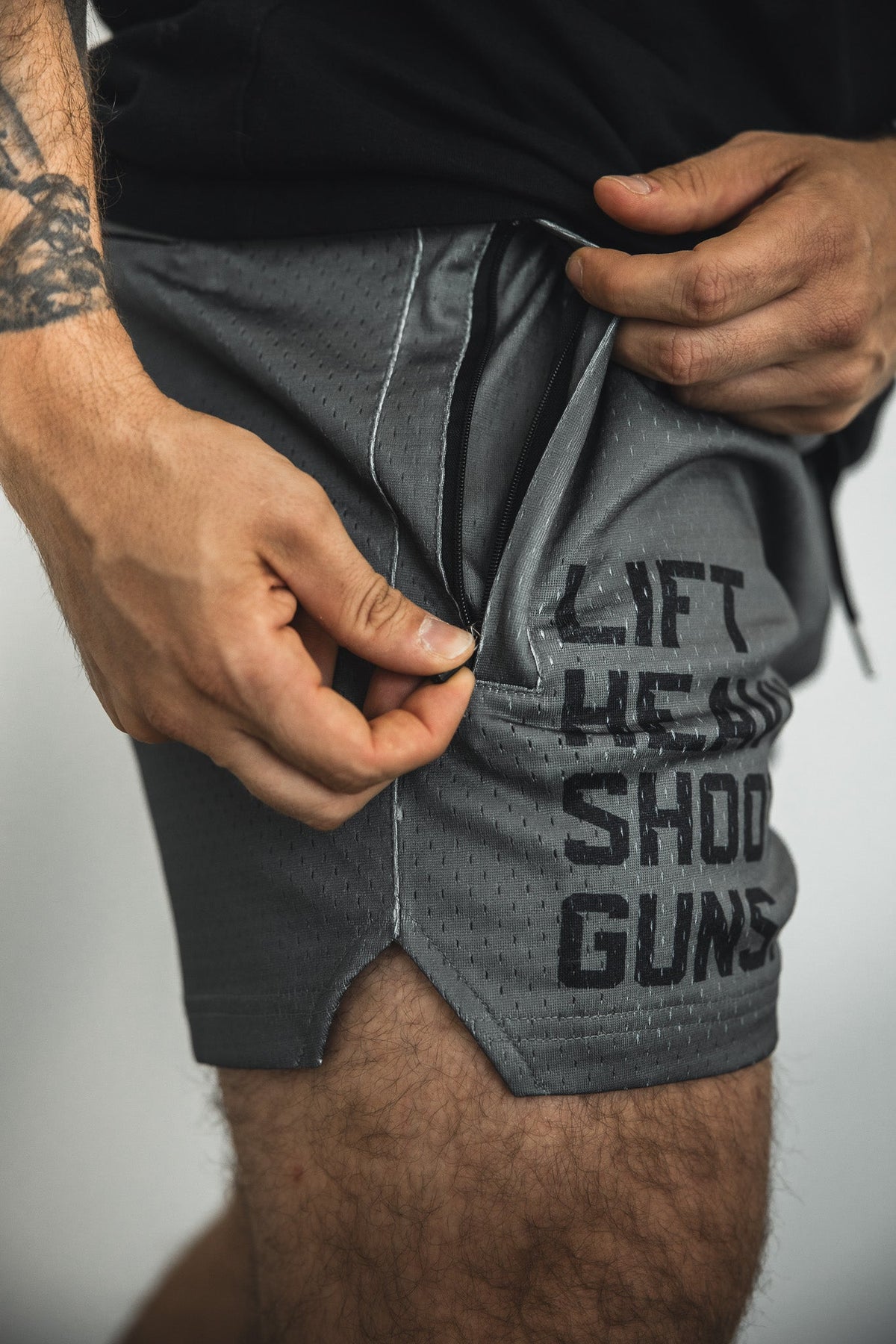 Men's Mesh Lifestyle Shorts | 5.5"- LHSG OD Green by Tango Charlie Apparel