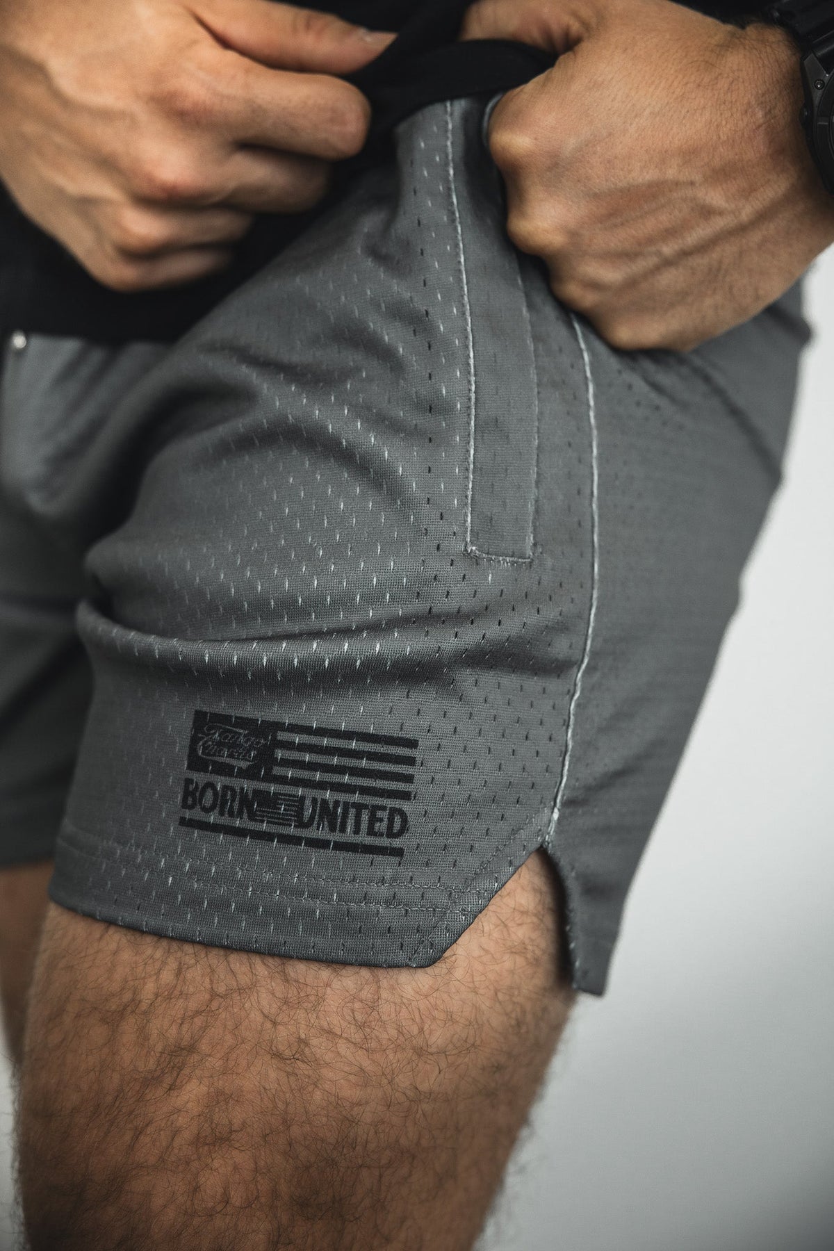 Men's Mesh Lifestyle Shorts | 5.5"- LHSG OD Green by Tango Charlie Apparel