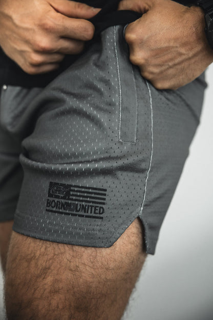 Men's Mesh Lifestyle Shorts | 5.5"- LHSG OD Green by Tango Charlie Apparel