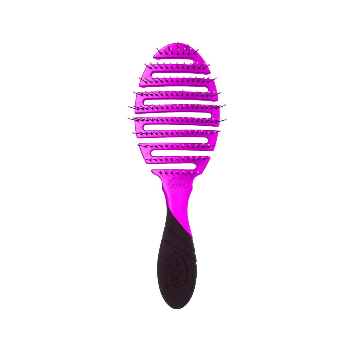 Wet Brush Pro Flex Dry Hair Brush - Gentle Detangling for All Hair Types - Purple by Beauty Care Bag