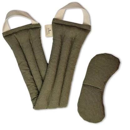 Eye Mask + Neck Wrap Bundle - Olive by Slow North