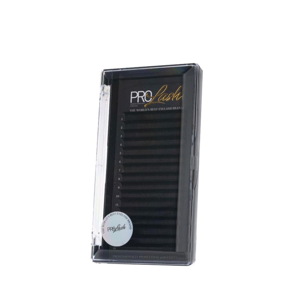 Prolash False Eyelashes, Synthetic Eyelash Extensions C0.07 14mm - Luxurious Look, Dramatic Enhancement by Beauty Care Bag