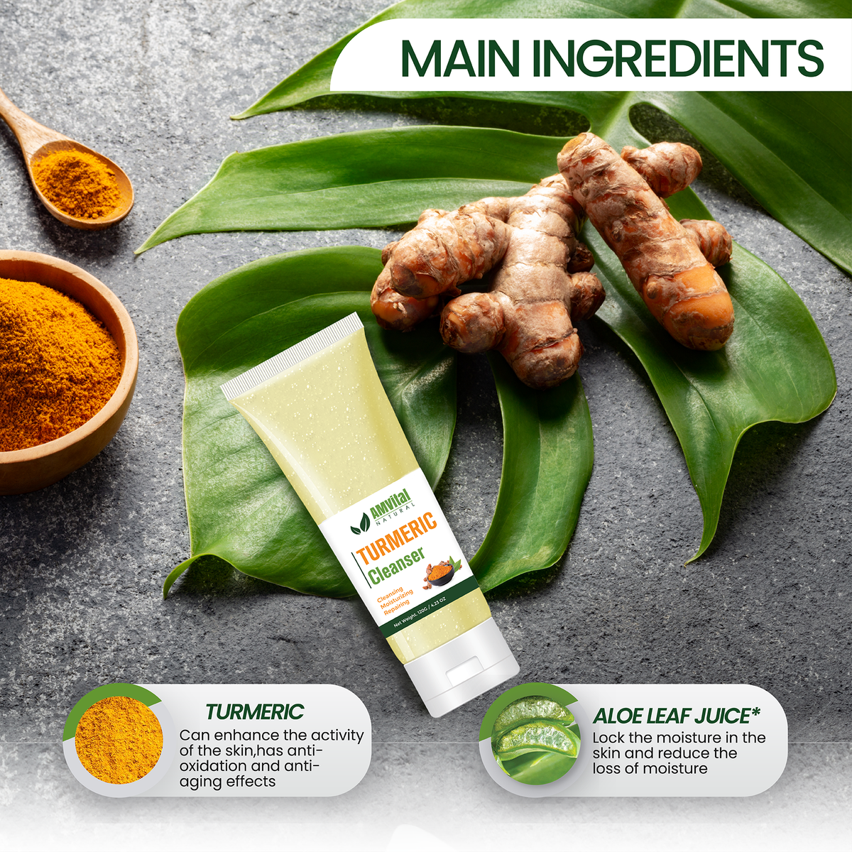 AMVital Turmeric Gel Cleanser by AMVital