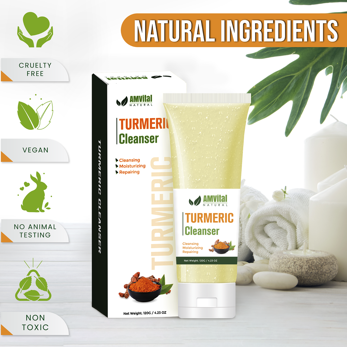AMVital Turmeric Gel Cleanser by AMVital
