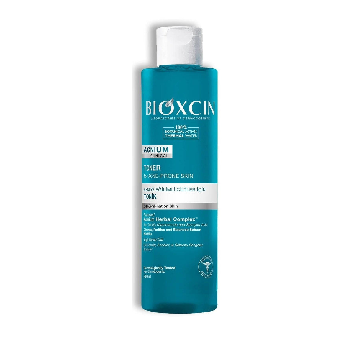 Bioxcin Acnium: Clinically Tested Vegan Acne Toner - Reduce Breakouts & Improve Skin Clarity with Facial Toner for Acne-Prone Skin, 200ML by Beauty Care Bag
