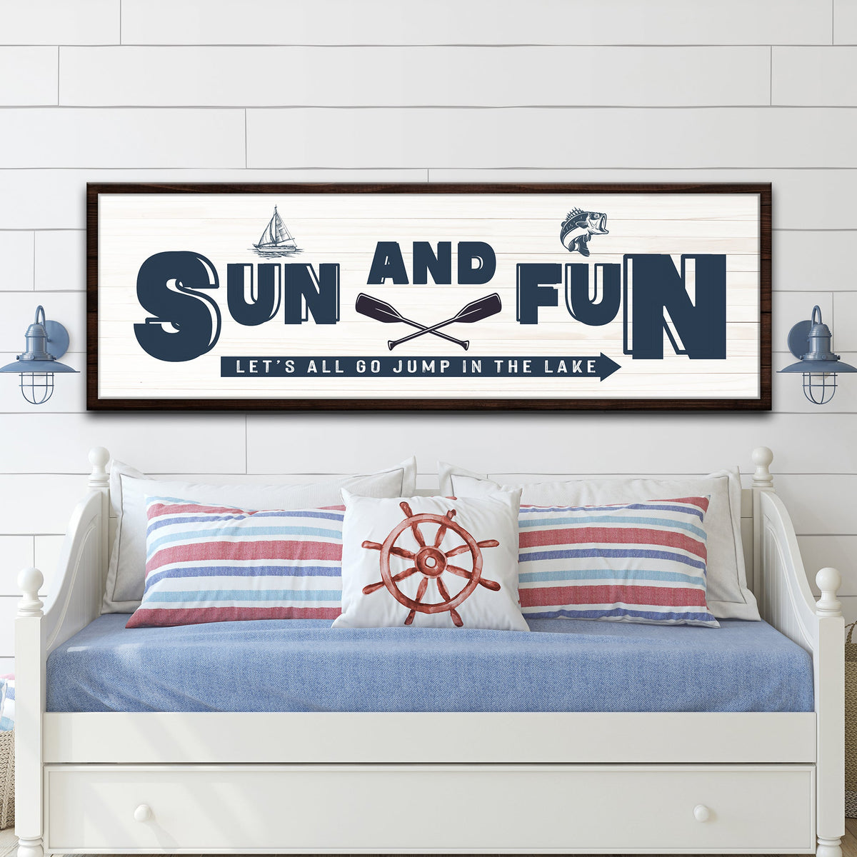 Sun And Fun Sign by Tailored Canvases