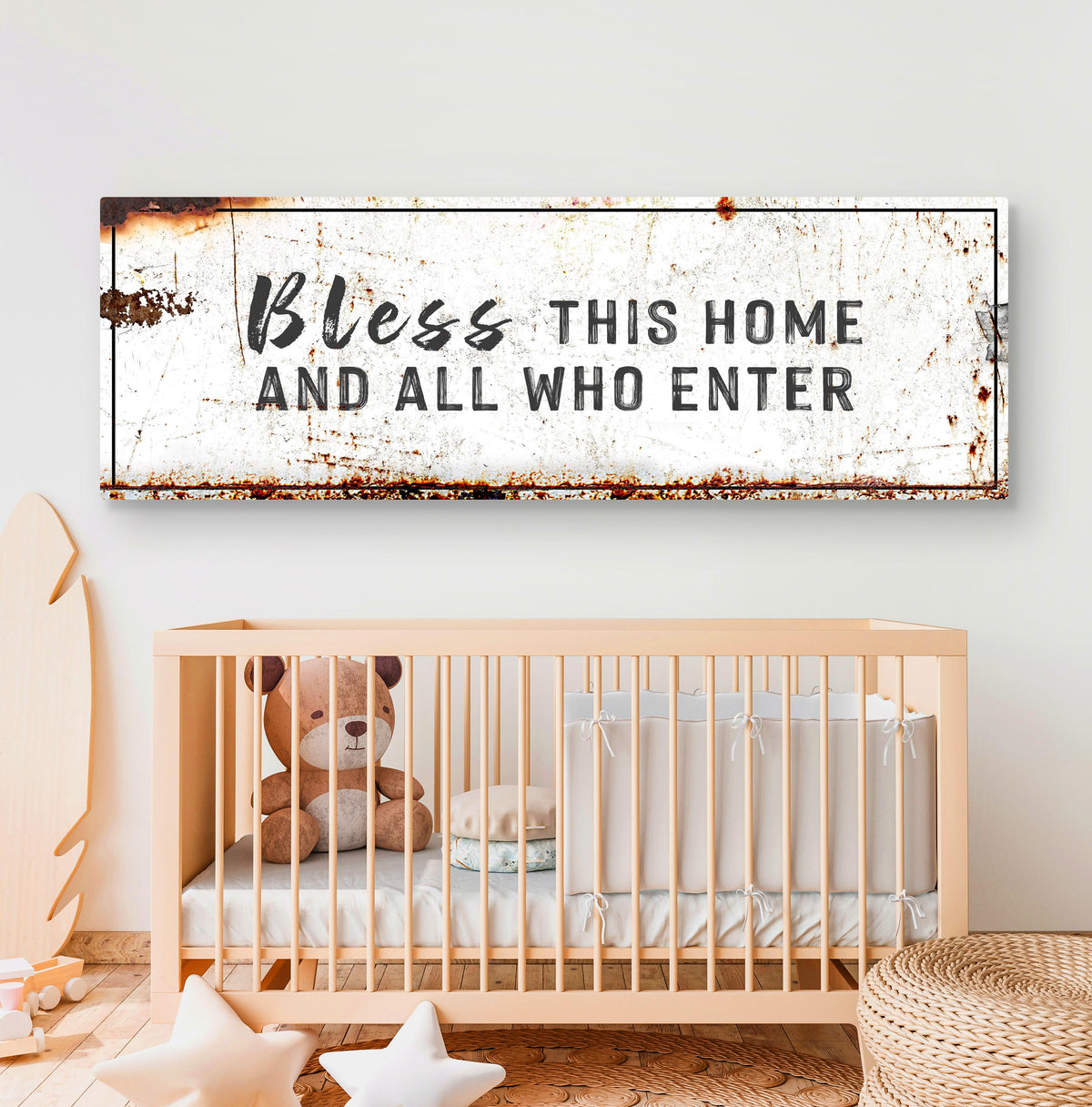 BLESS THIS HOME - CHRISTIAN WALL DECOR by Tailored Canvases