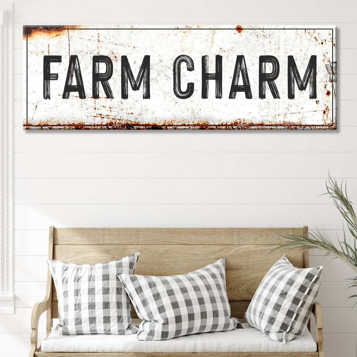 Farm Charm Sign by Tailored Canvases