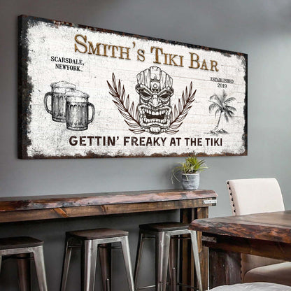 Tiki Bar Sign II by Tailored Canvases