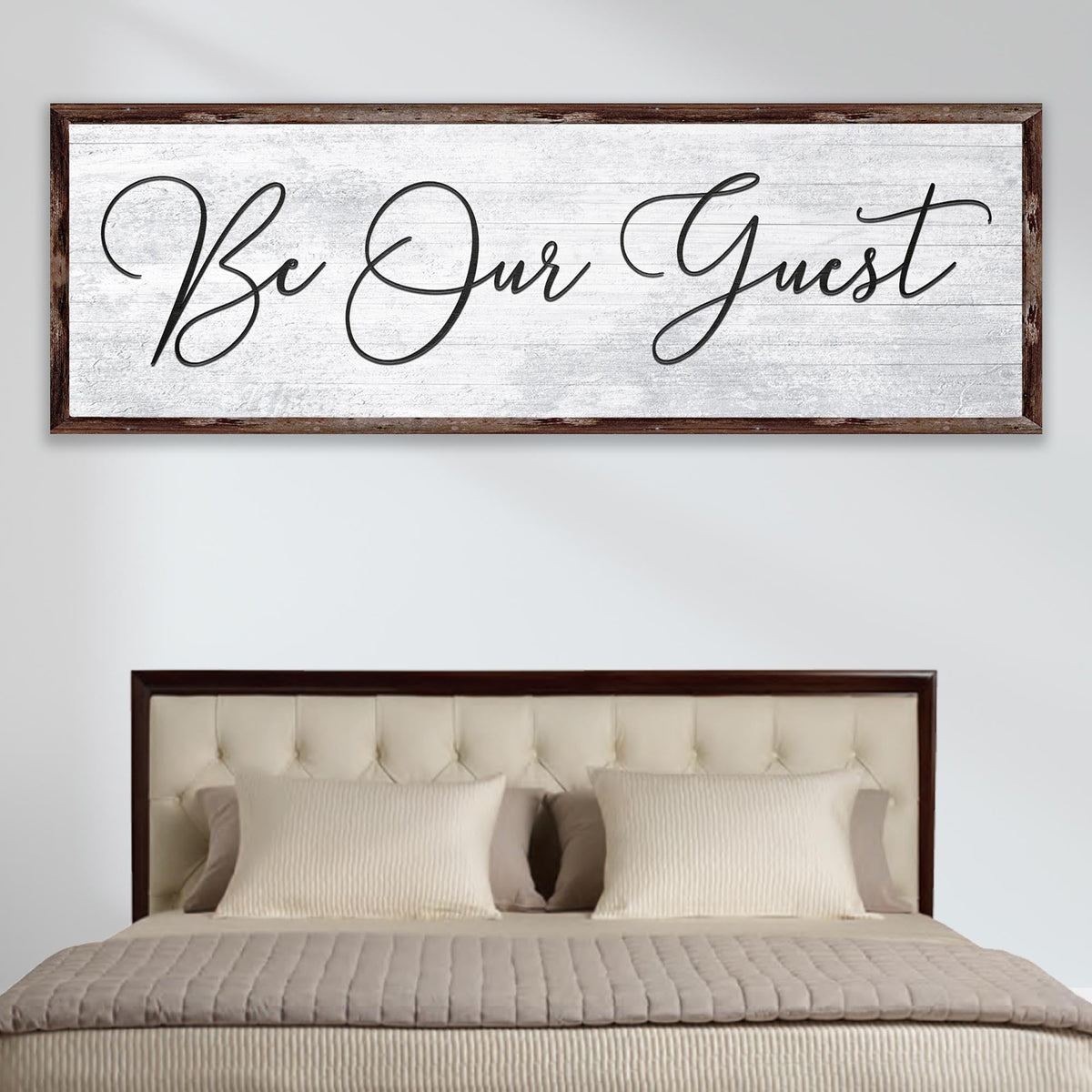 Be Our Guest Sign IV by Tailored Canvases