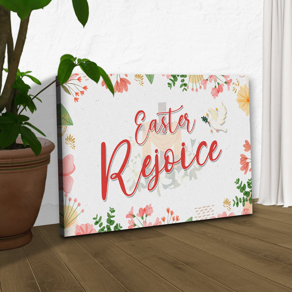 Easter Rejoice Sign by Tailored Canvases