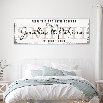 Custom Wedding Sign II by Tailored Canvases