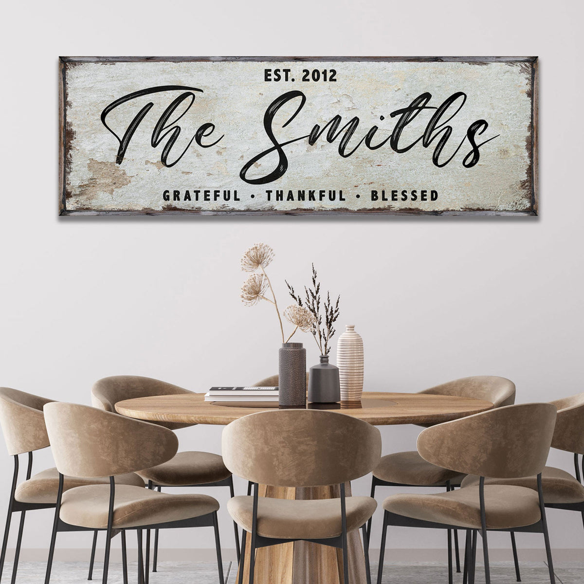 Thanksgiving Family Sign II by Tailored Canvases