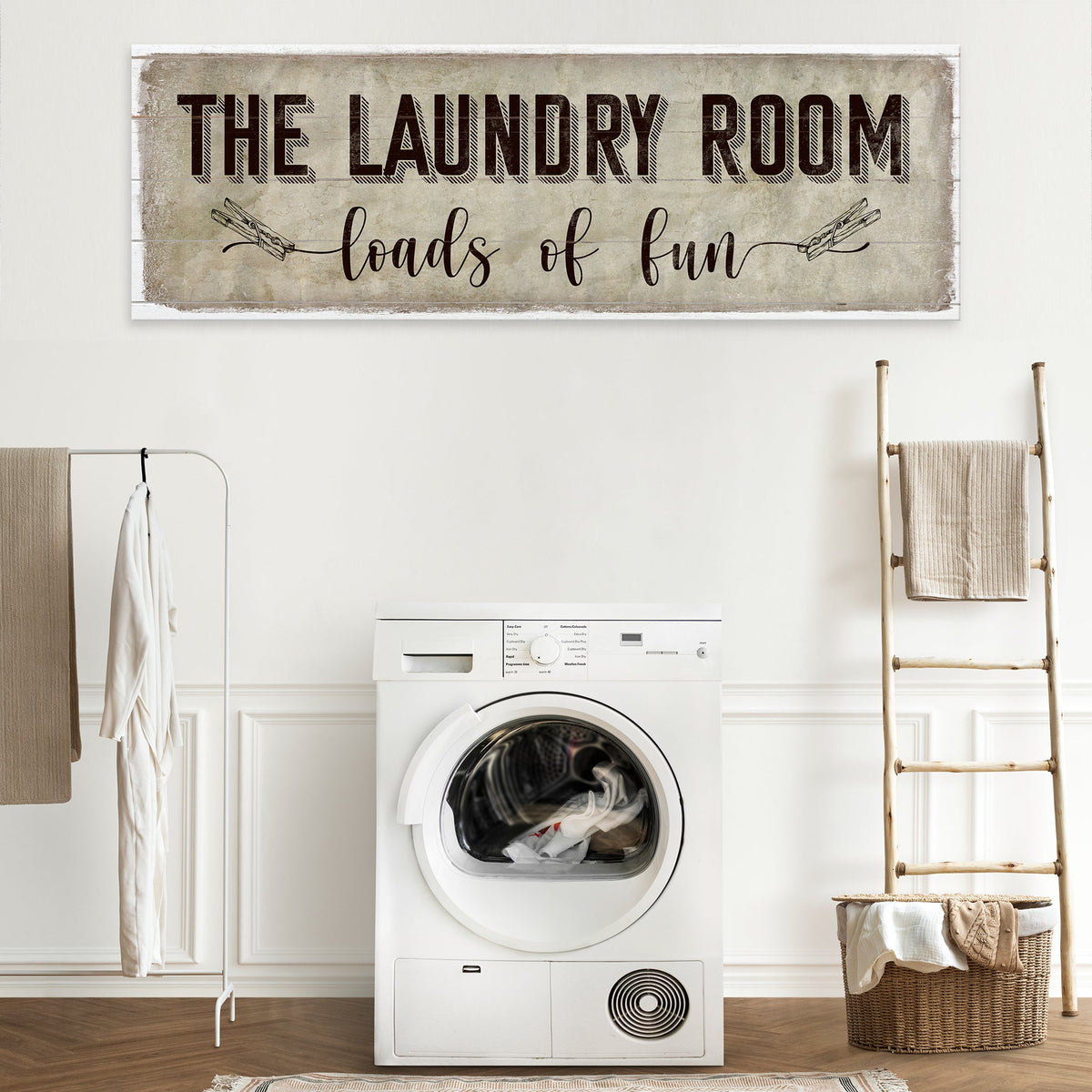 Loads of Fun The Laundry Room Sign by Tailored Canvases