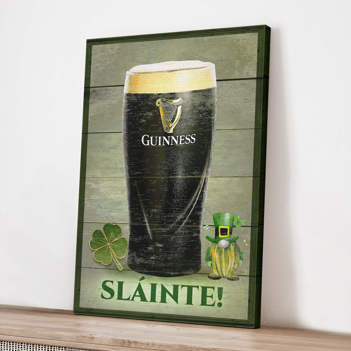 Sláinte! St. Patrick's Day Sign by Tailored Canvases