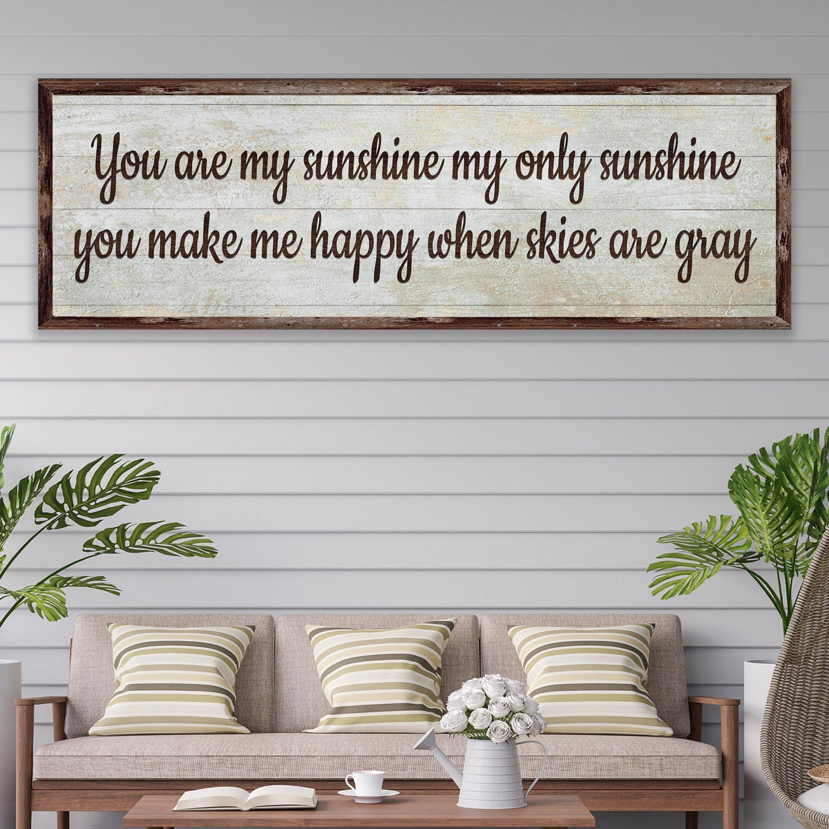 You Are My Sunshine Sign III by Tailored Canvases