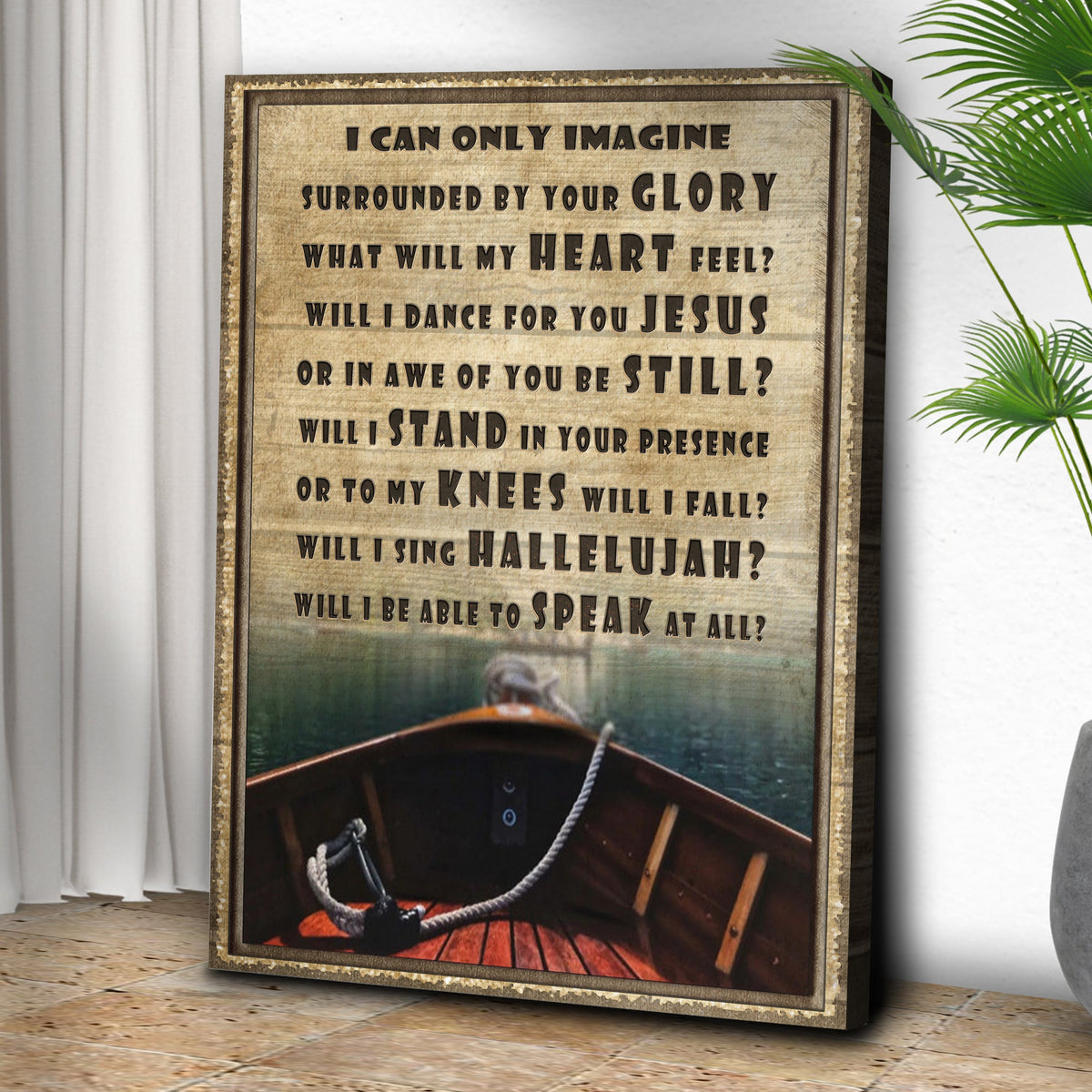 I Can Only Imagine Sign II by Tailored Canvases