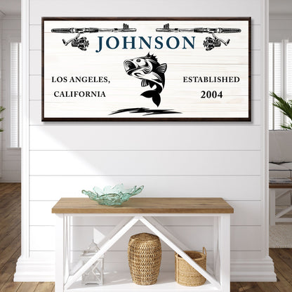 Catching Fish Sign by Tailored Canvases