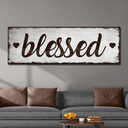 Blessed Sign by Tailored Canvases