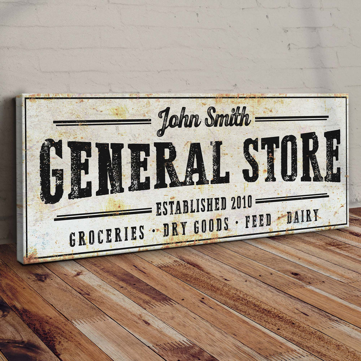 Rustic General Store Sign by Tailored Canvases