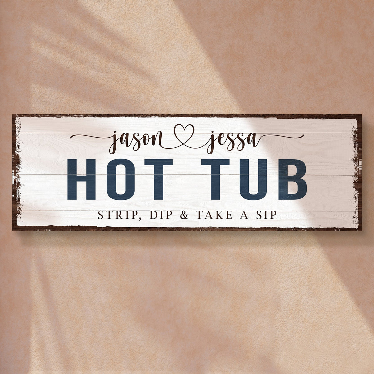 Hot Tub Sign by Tailored Canvases