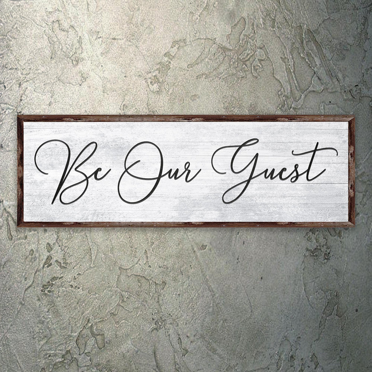 Be Our Guest Sign IV by Tailored Canvases