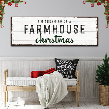 Farmhouse Christmas Sign by Tailored Canvases