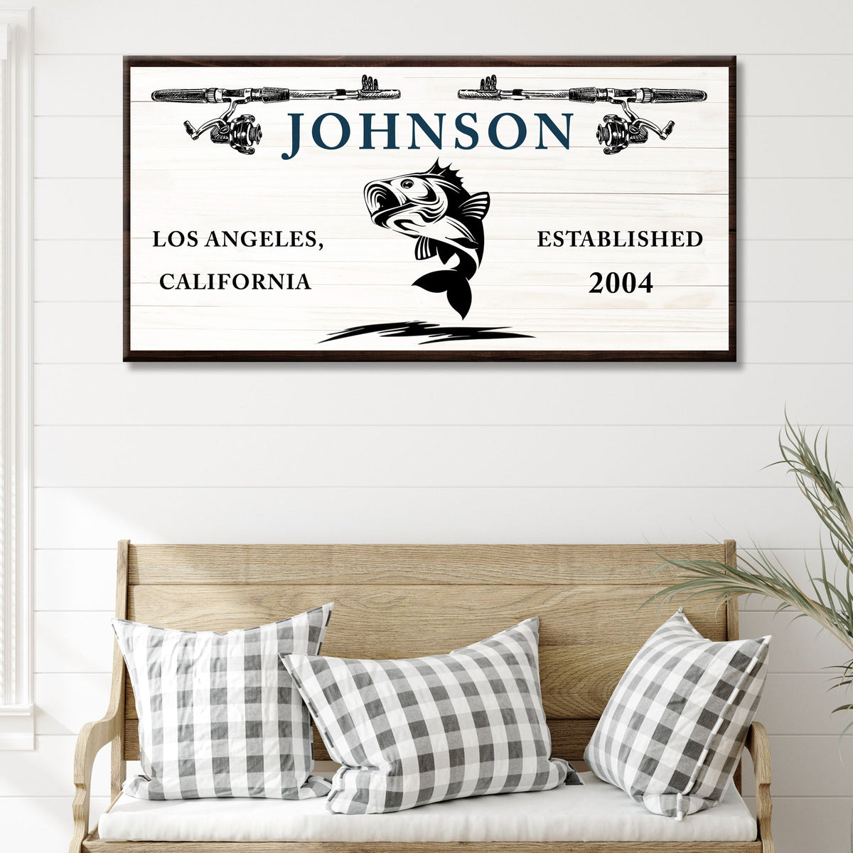 Catching Fish Sign by Tailored Canvases