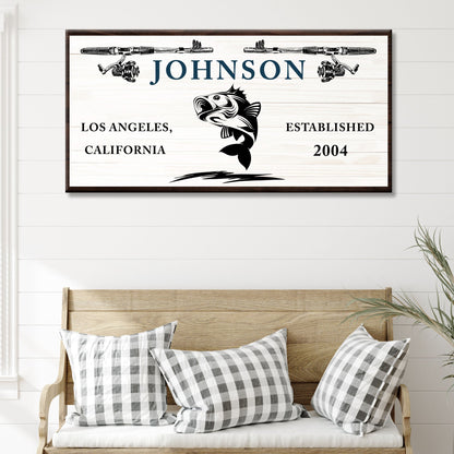 Catching Fish Sign by Tailored Canvases