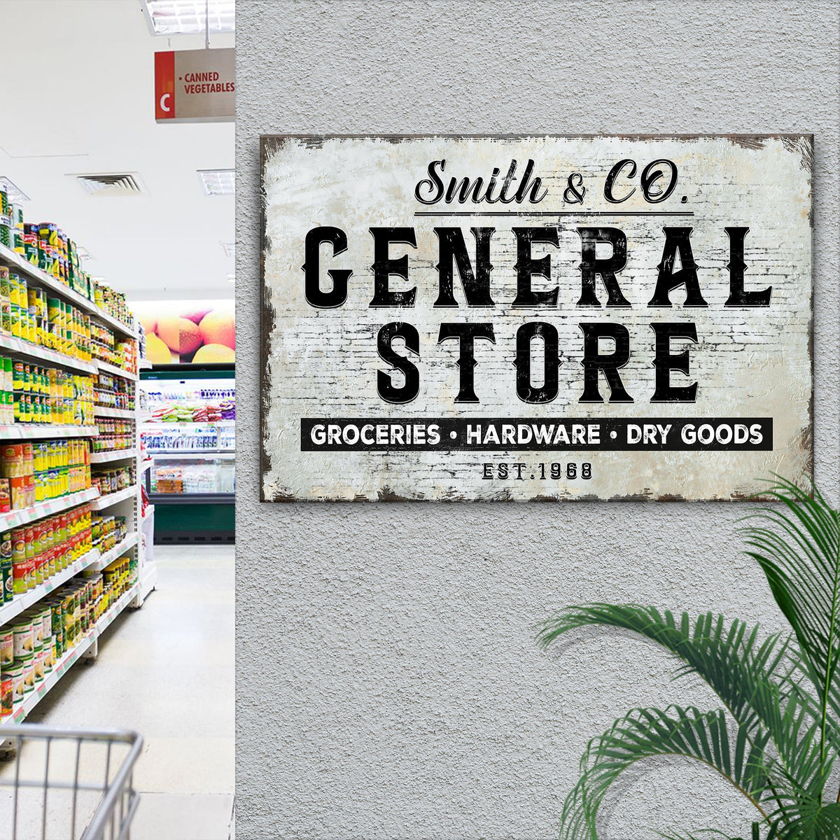 General Store Sign by Tailored Canvases