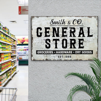 General Store Sign by Tailored Canvases