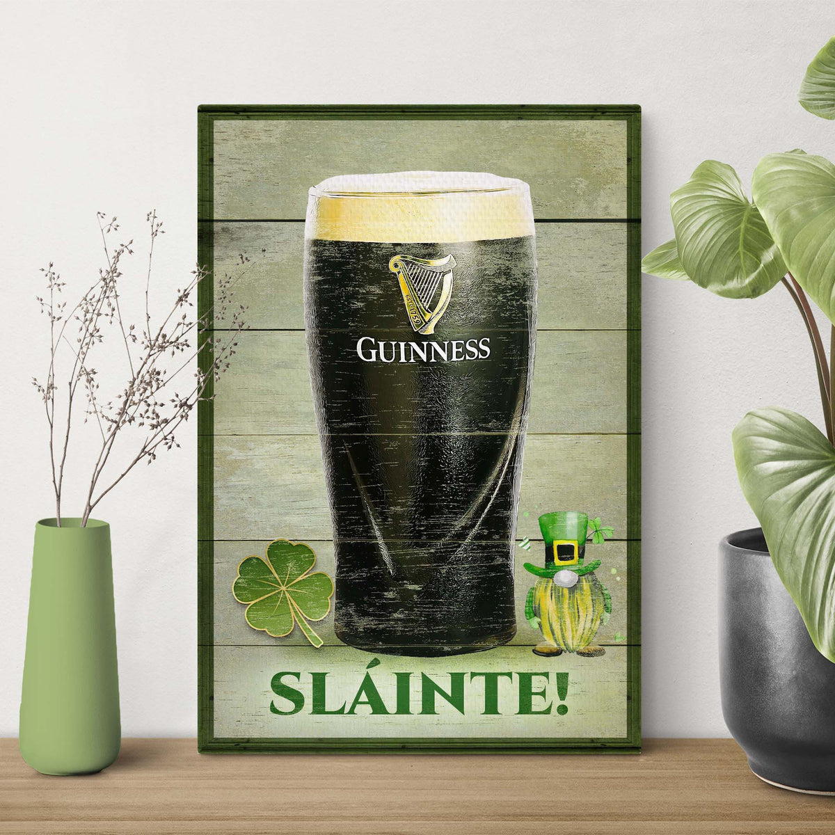 Sláinte! St. Patrick's Day Sign by Tailored Canvases