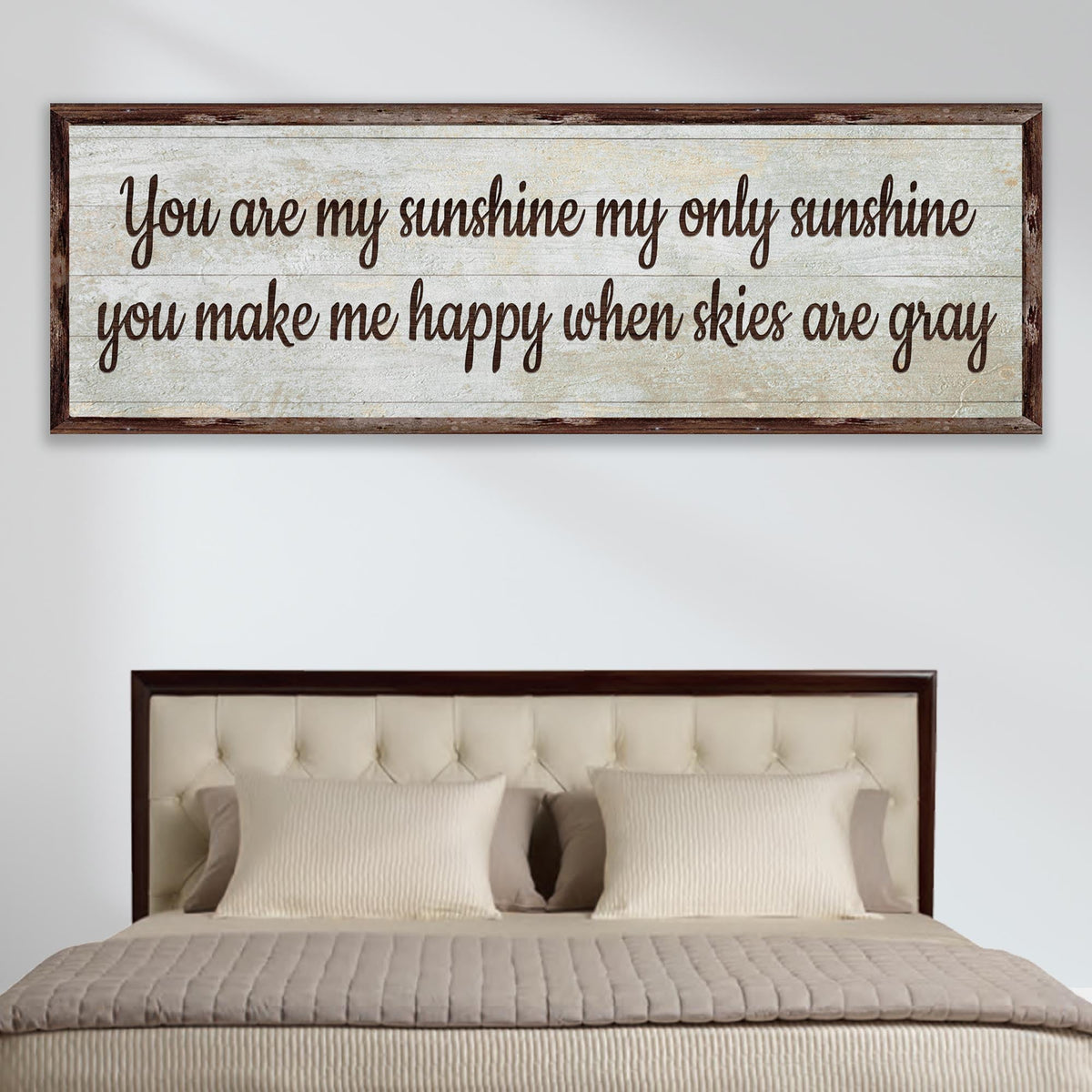 You Are My Sunshine Sign III by Tailored Canvases