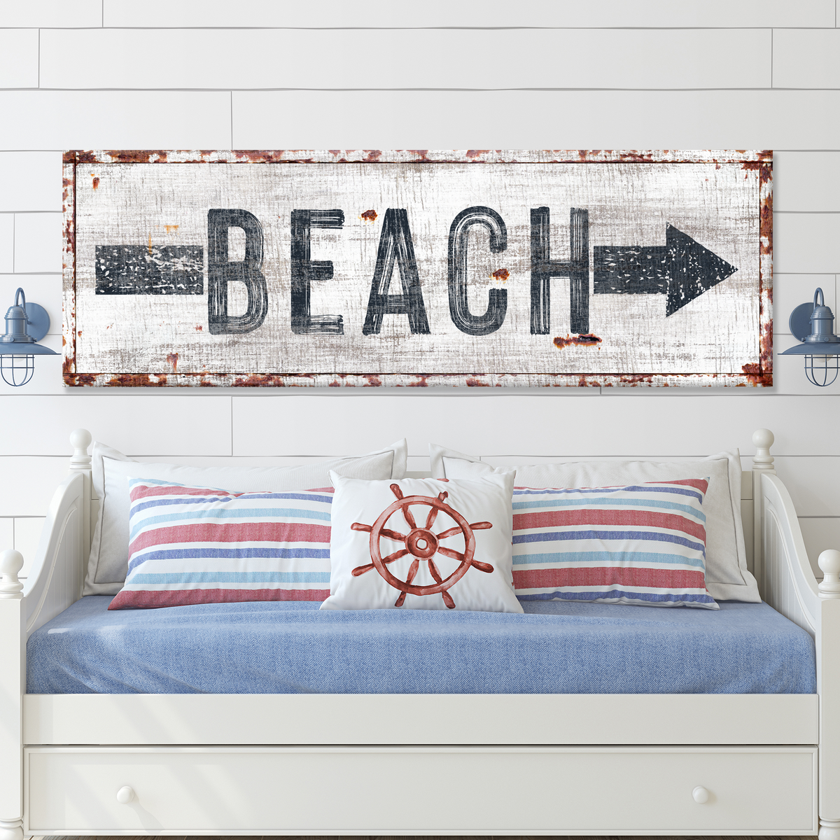 Beach Arrow Sign by Tailored Canvases