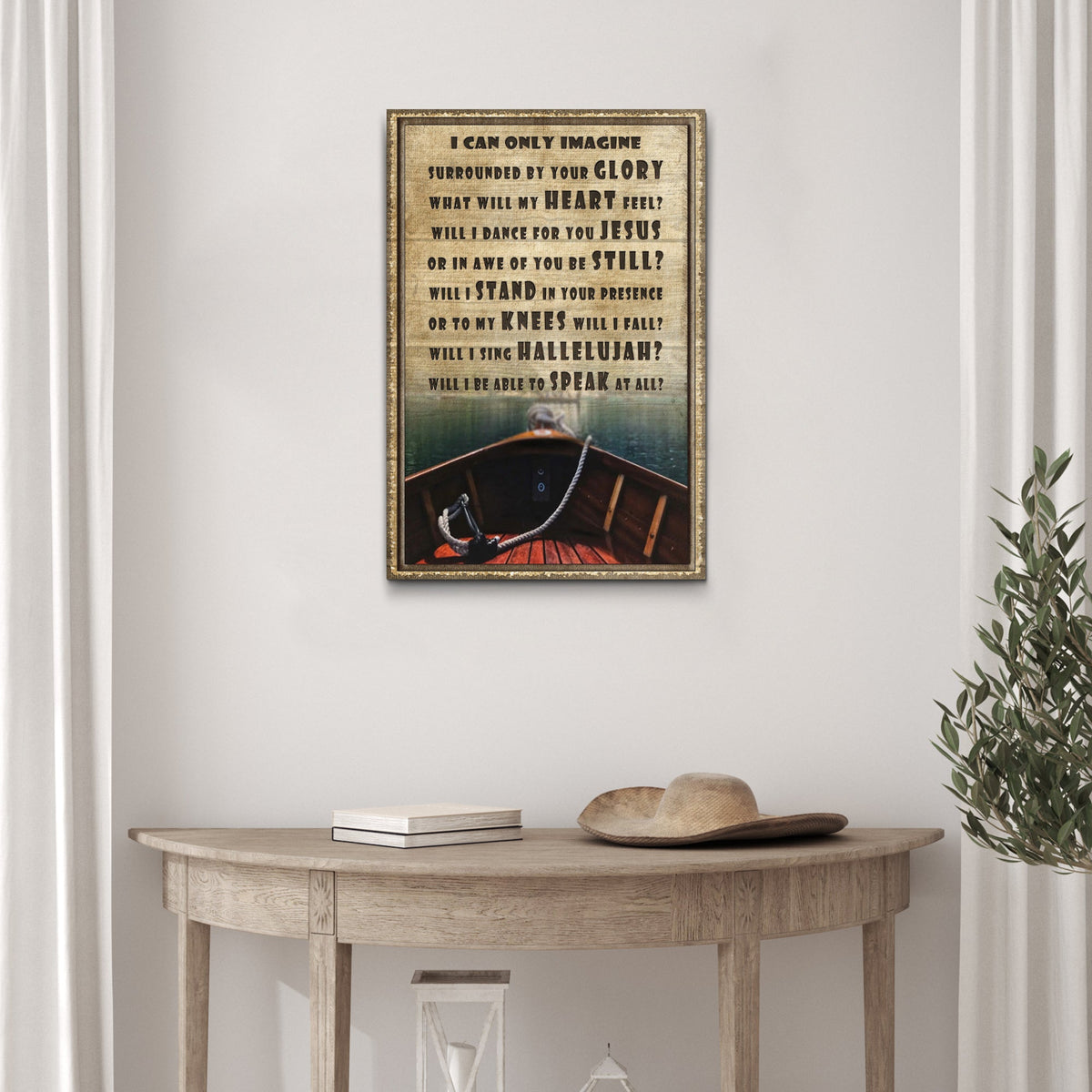 I Can Only Imagine Sign II by Tailored Canvases