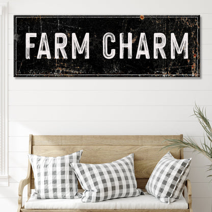 Farm Charm Sign by Tailored Canvases