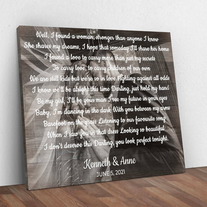 Wedding Song Sign by Tailored Canvases