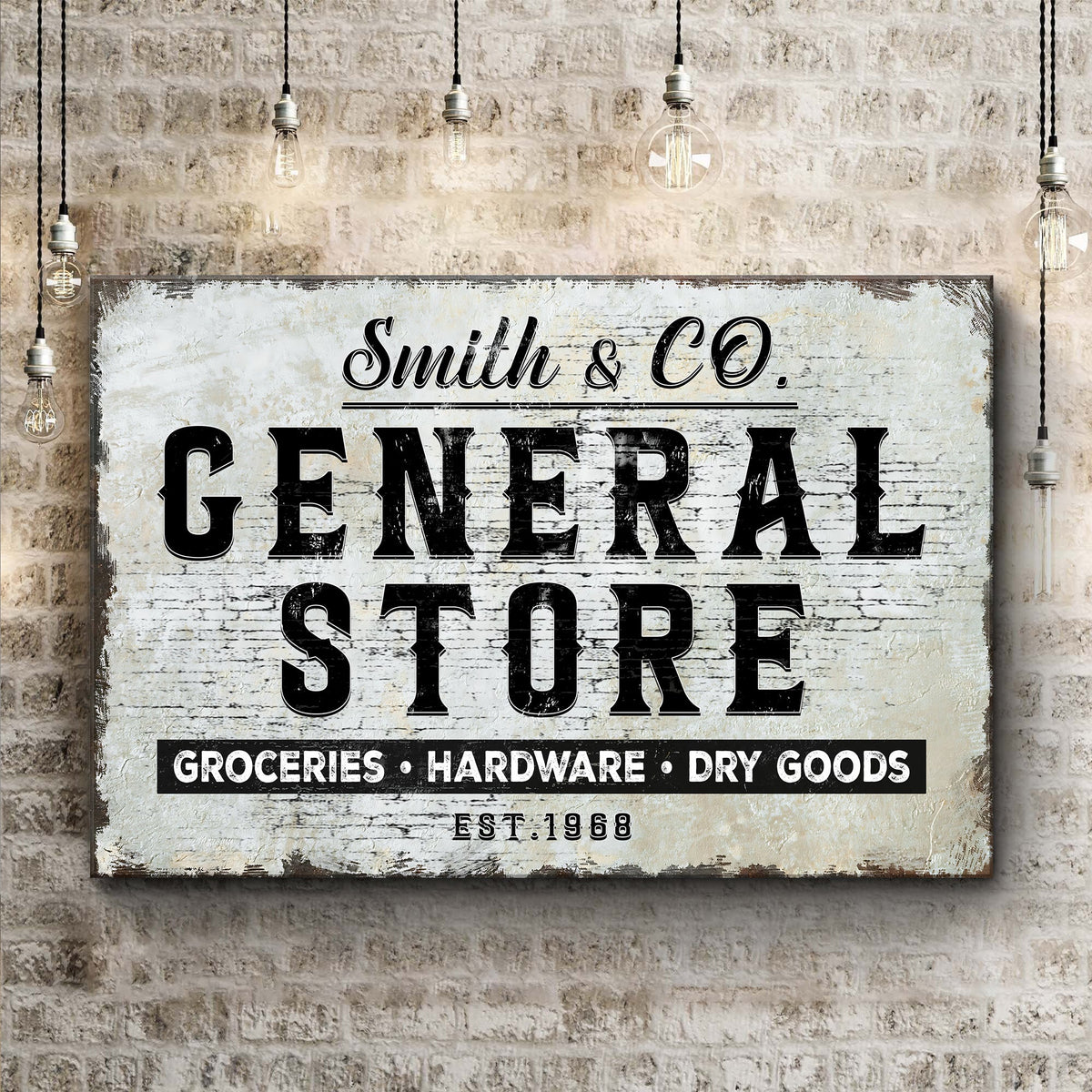 General Store Sign by Tailored Canvases