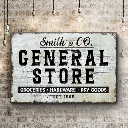 General Store Sign by Tailored Canvases